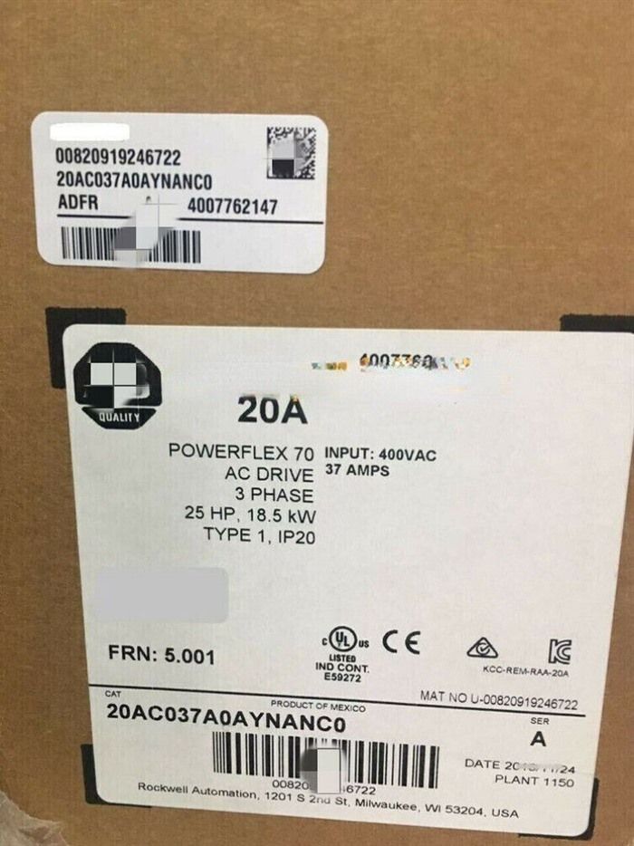 Модуль Allen-Bradley 20AC037A0AYNANC0