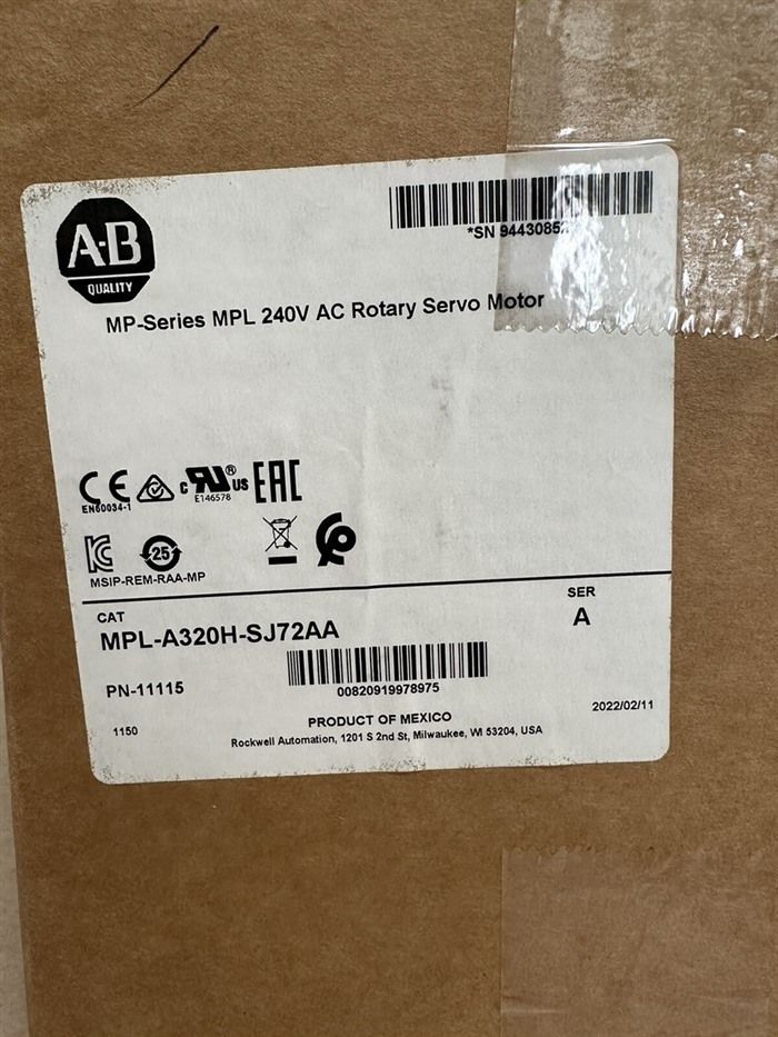 Модуль Allen-Bradley MPL-A320H-SJ72AA