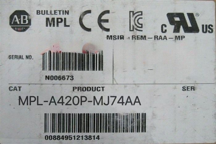 Модуль Allen-Bradley MPL-A420P-MJ74AA