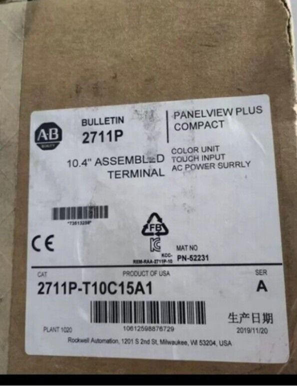 Модуль Allen-Bradley 2711P-T10C15A1