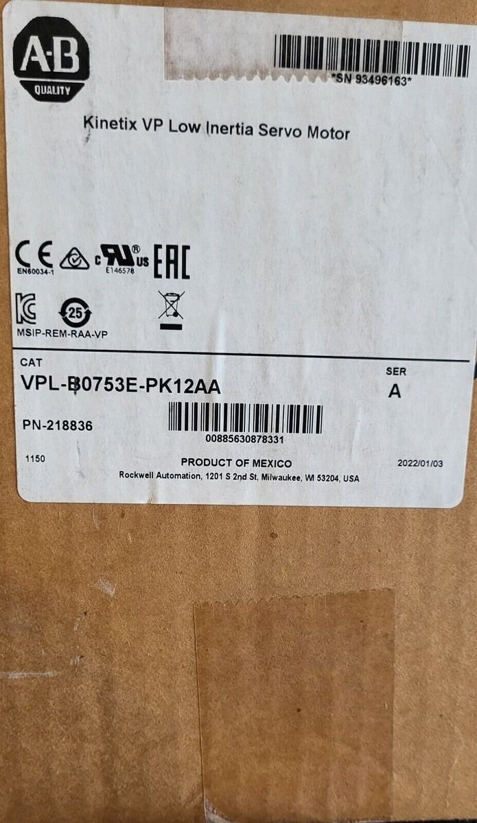 Модуль Allen-Bradley VPL-B0753E-PK12AA