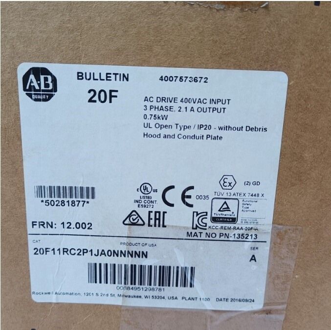 Модуль Allen-Bradley 20F11RC2P1JA0NNNNN