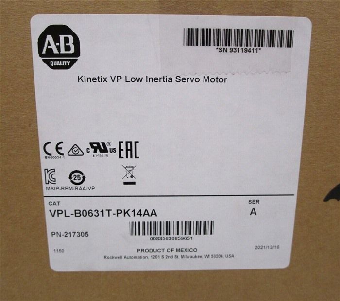 Модуль Allen-Bradley VPL-B0631T-PK14AA
