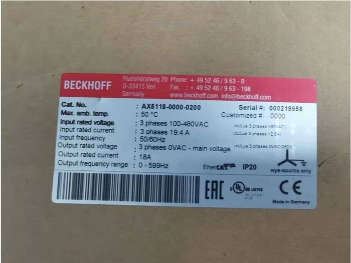 Модуль Beckhoff AX5118-0000-0200