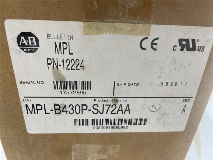 Модуль Allen Bradley MPL-B430P-SJ72AA