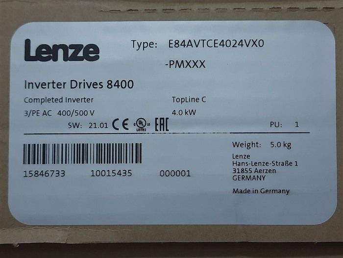 Модуль Lenze E84AVTCE4024VX0