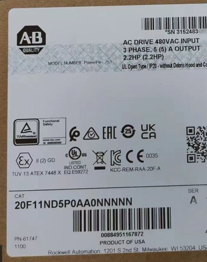 Модуль Allen Bradley 20F11ND5P0AA0NNNNN