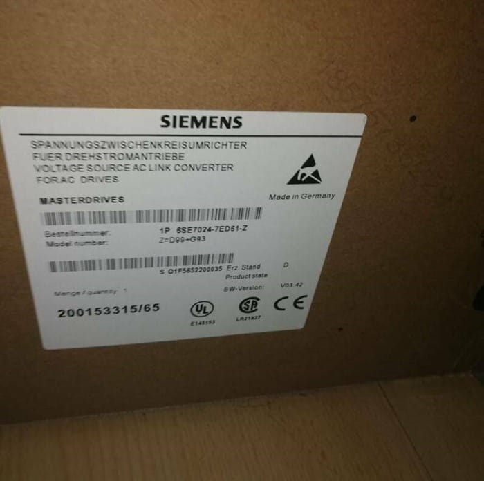 Модуль SIEMENS INVERTER 6SE7024-7ED61-Z Z D99+G93