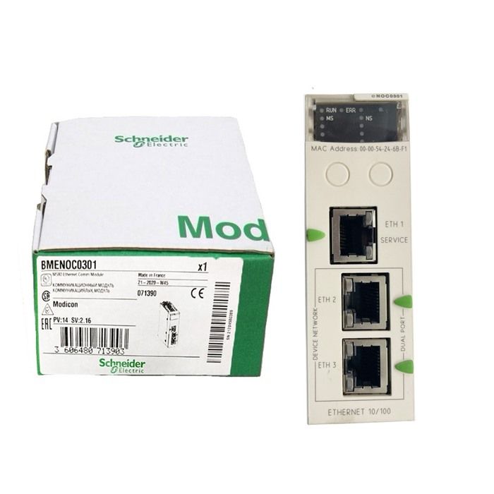 Модуль SCHNEIDER BMENOC0301 Ethernet Communication Module
