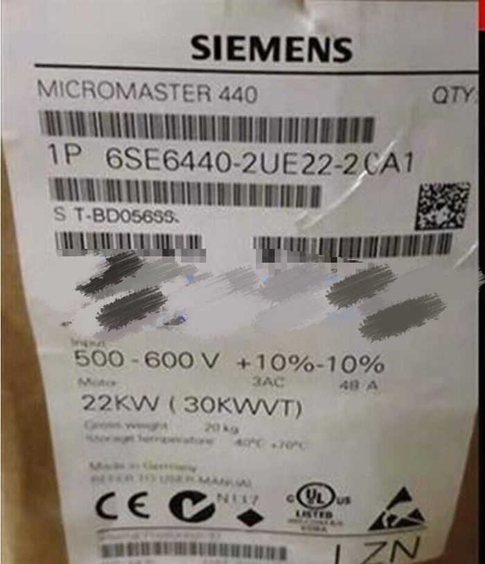 Модуль SIEMENS 6SE6440-2UE22-2CA1