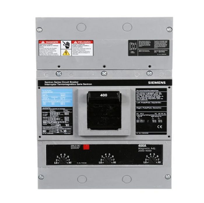 Модуль Siemens JXD63B400 Sentron Circuit Breaker 400 Amp 600VAC 600V 3 Pole