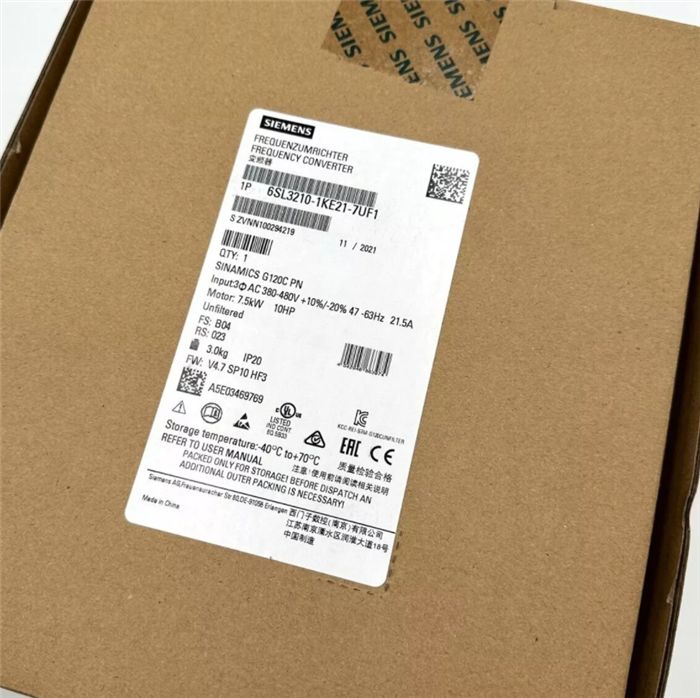 Модуль Siemens 6SL3210-1KE21-7UF1