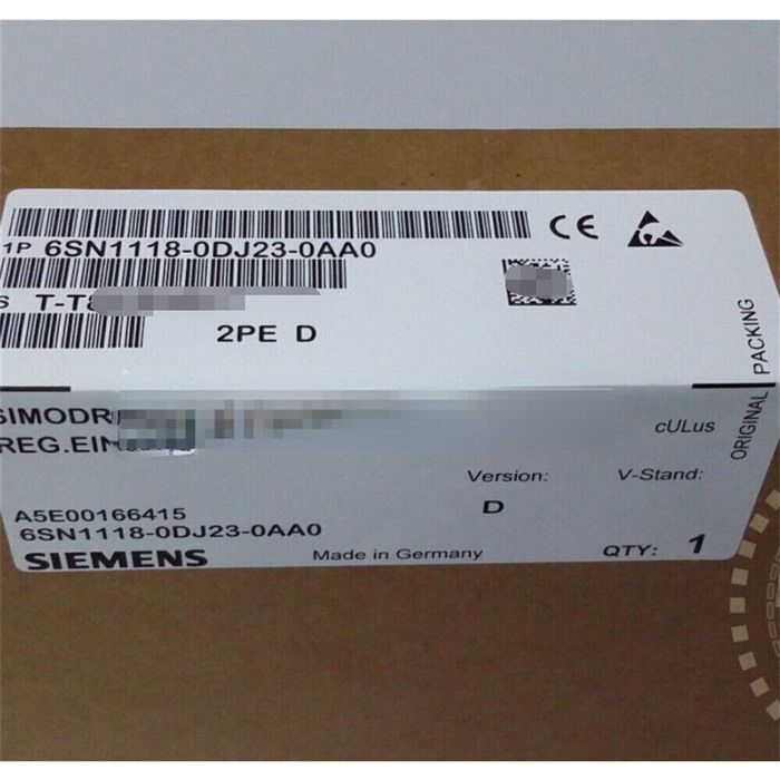 Модуль Siemens 6SN1118-0DJ23-0AA0