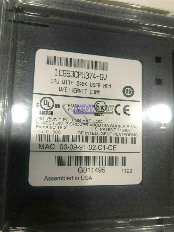Модуль GE FANUC IC693CPU374-GV IC693CPU374 Processor module