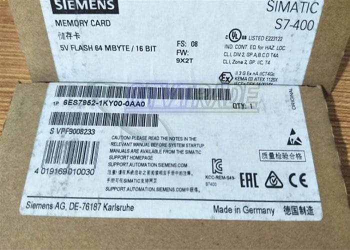Модуль SIEMENS 6ES7 952-1KY00-0AA0 6ES7952-1KY00-0AA0