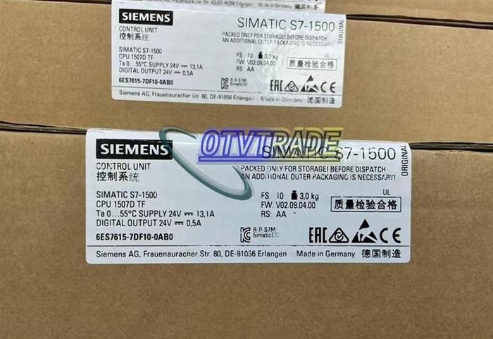 Модуль SIEMENS Control Unit 6ES7615-7DF10-0AB0 6ES7 615-7DF10-0AB0