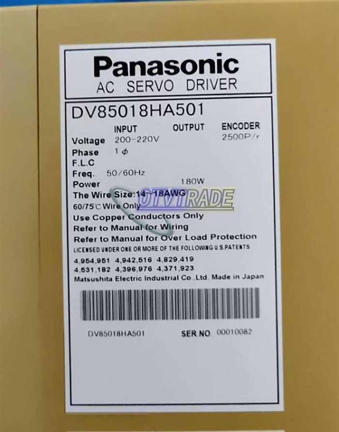 Модуль PANASONIC SERVO DRIVE DV85018HA501