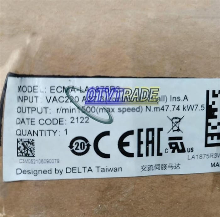 Модуль Delta Servo Motor ECMA-LA1875R3