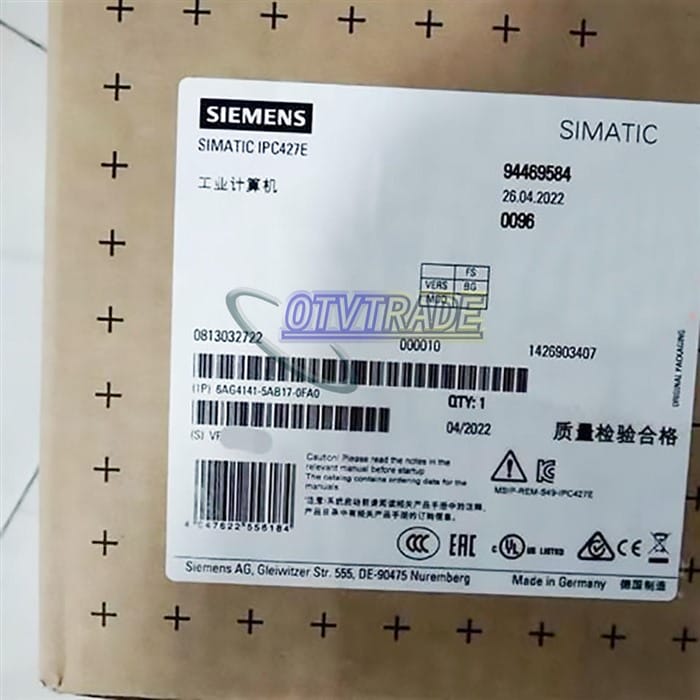 Модуль SIEMENS industrial computer 6AG4141-5AB17-0FA0