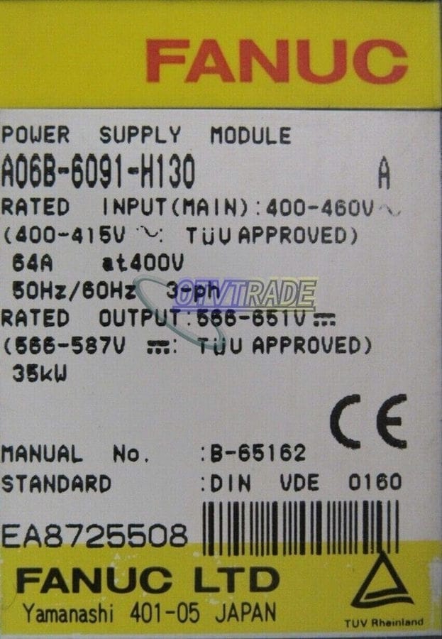 Модуль FANUC POWER SUPPLY A06B6091H130 A06B-6091-H130