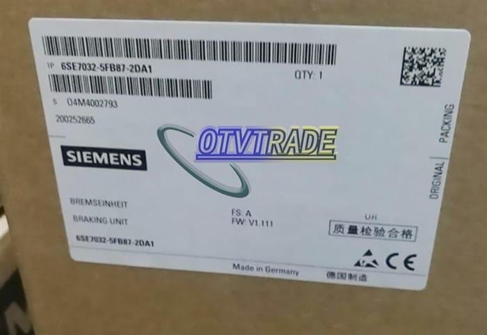 Модуль SIEMENS MAIN DRIVE 6SE7032-5FB87-2DA1 6SE7 032-5FB87-2DA1