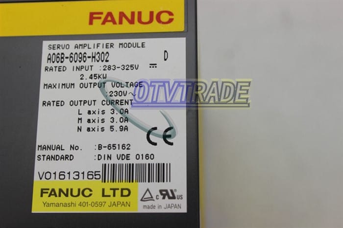 Модуль A06B-6096-H302 FANUC SERVO AMPLIFIER