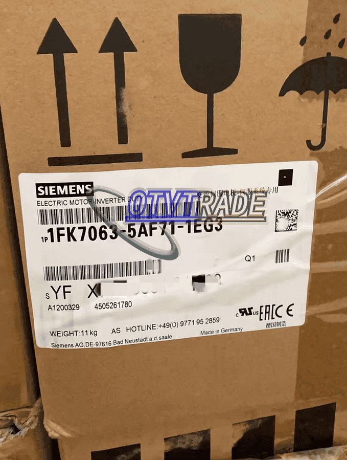 Модуль SIEMENS SERVO MOTOR 1FK7063-5AF71-1FG3 1FK7 063-5AF71-1FG3