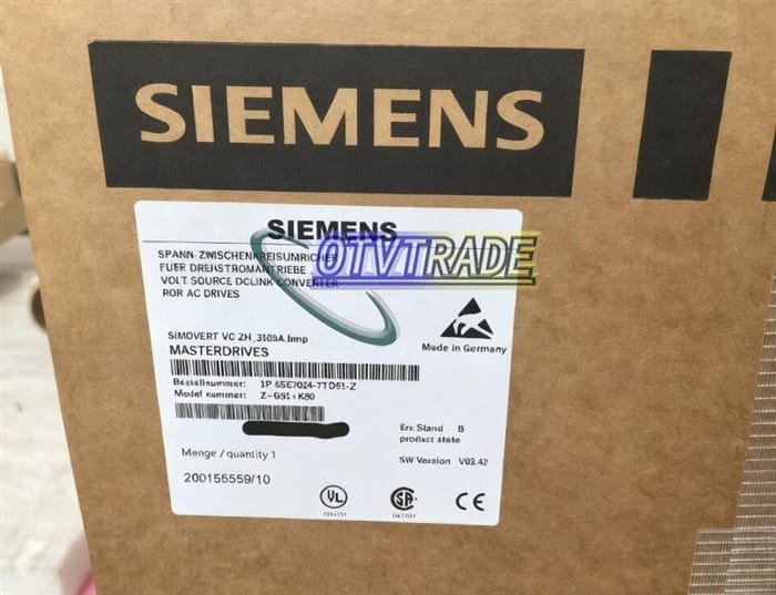 Модуль SIEMENS Main Drive 6SE7024-7TD61-Z Z G91+K80