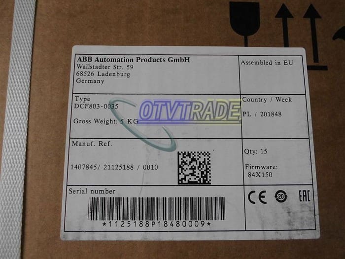 Модуль ABB excitation controller DCF803-0035