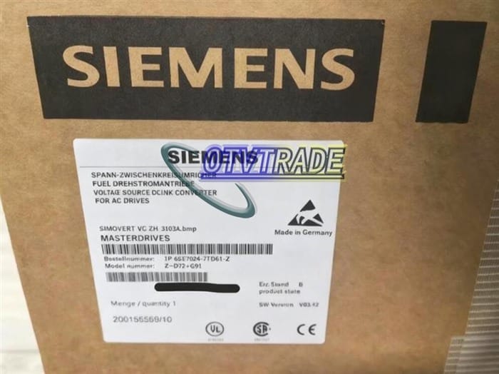 Модуль SIEMENS Main Drive 6SE7024-7TD61-Z Z D72+G91