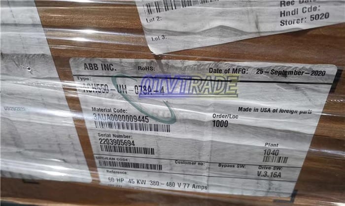 Модуль ABB frequency converter ACH550-UH-078A-4