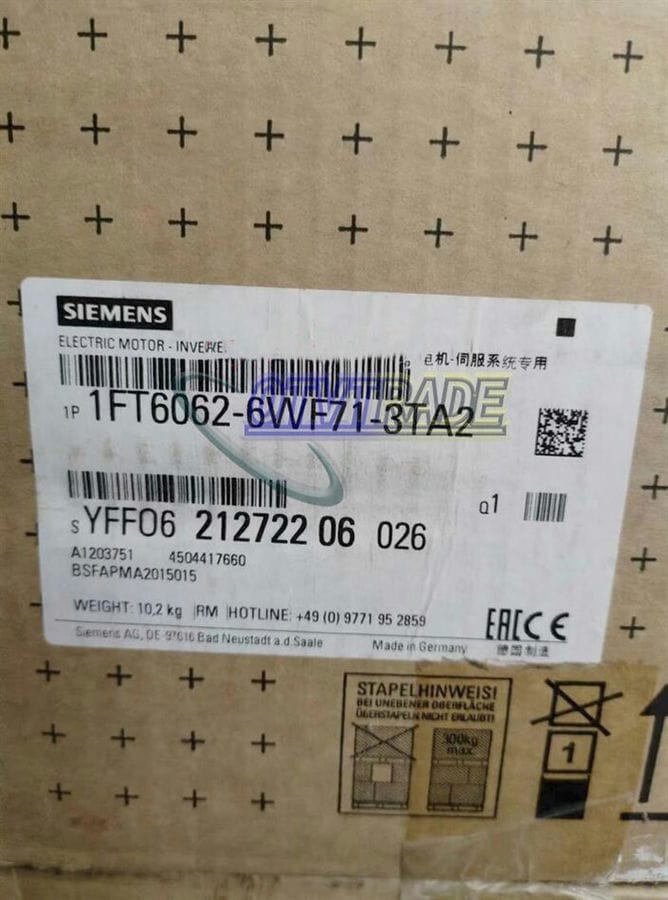 Модуль Siemens Servo Motor 1FT6062-6WF71-3TA2 1FT6 062-6WF71-3TA2