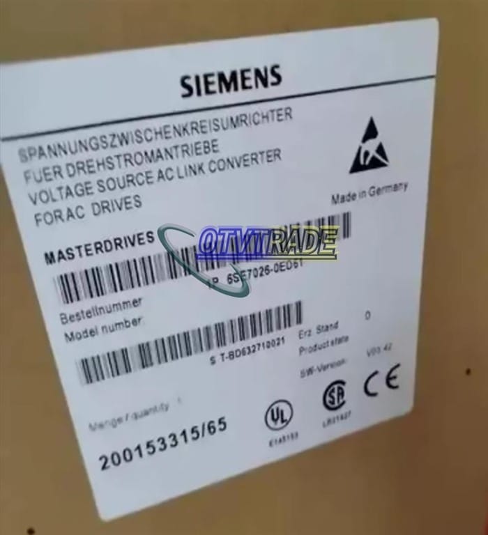 Модуль SIEMENS Main Drive 6SE7026-0ED61