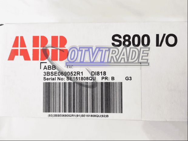 Модуль 1PIECE ABB DIGITAL INPUT MODULE DI818 3BSE069052R1