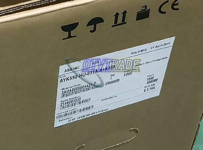 Модуль ABB INVERTER AYK550-UH-031A-4+K465
