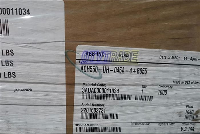 Модуль ABB Inverter ACH550-UH-045A-4+B055 22KW