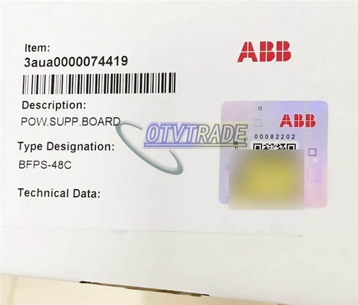 Модуль ABB FAN POWER SUPPLY BOARD BFPS-48C 3AUA0000074419
