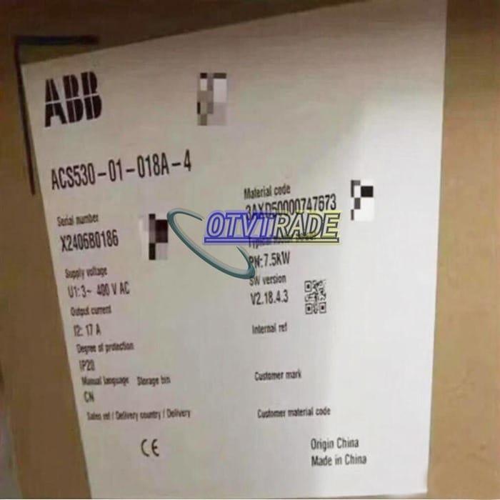 Модуль ABB ACS530-01-018A-4 Inverter