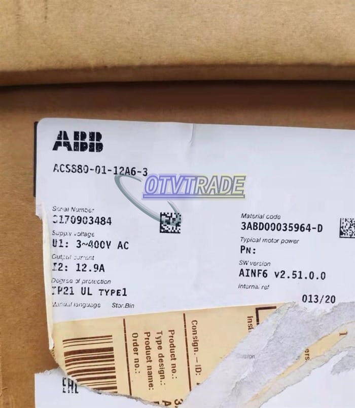 Модуль ABB Frequency Converter Inverter ACS880-01-12A6-3