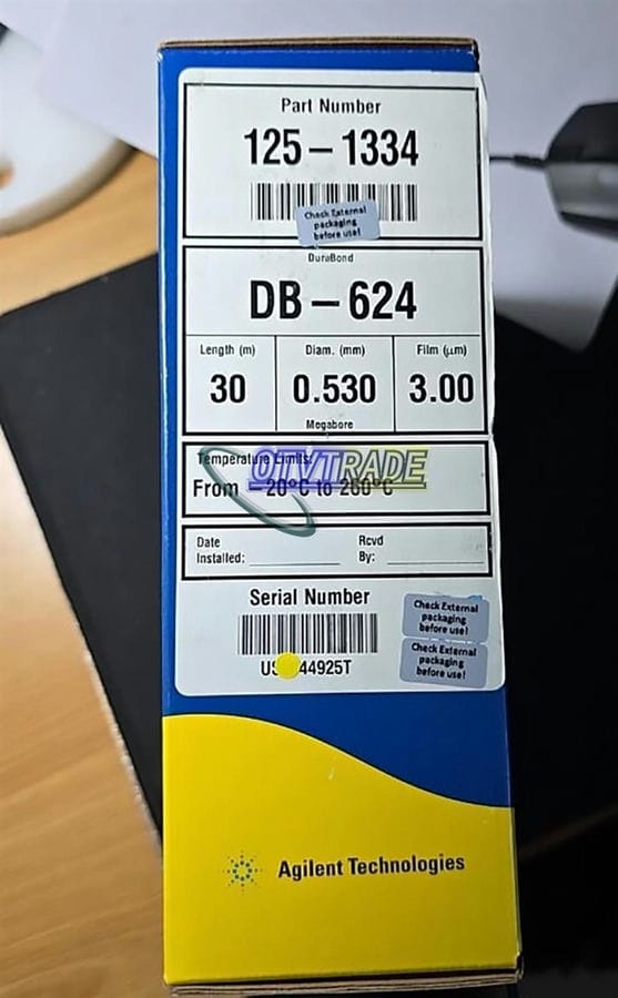 Модуль AGILENT GAS CHROMATOGRAPHIC COLUMN 125-1334 DB-624