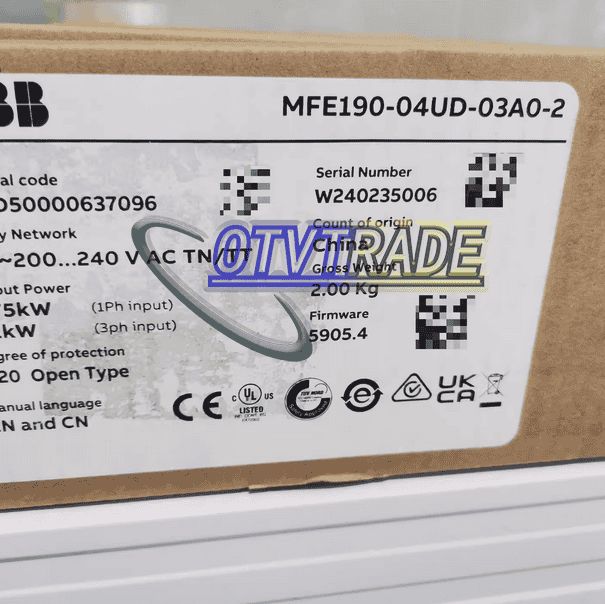 Модуль ABB MFE190-04UD-03A0-2 Servo Drive MFE19004UD03A02
