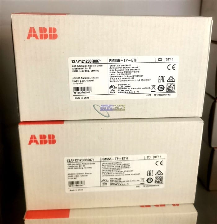 Модуль ABB PLC controller PM556-TP-ETH 1SAP121200R0071