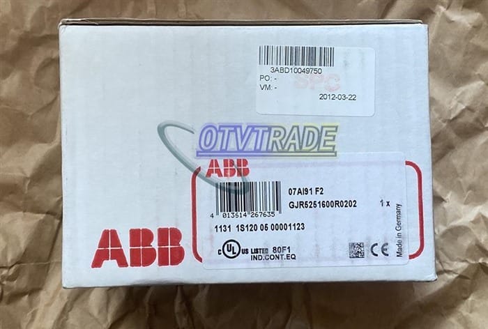 Модуль ABB control module GJR5251600R0202 07AI91 F2