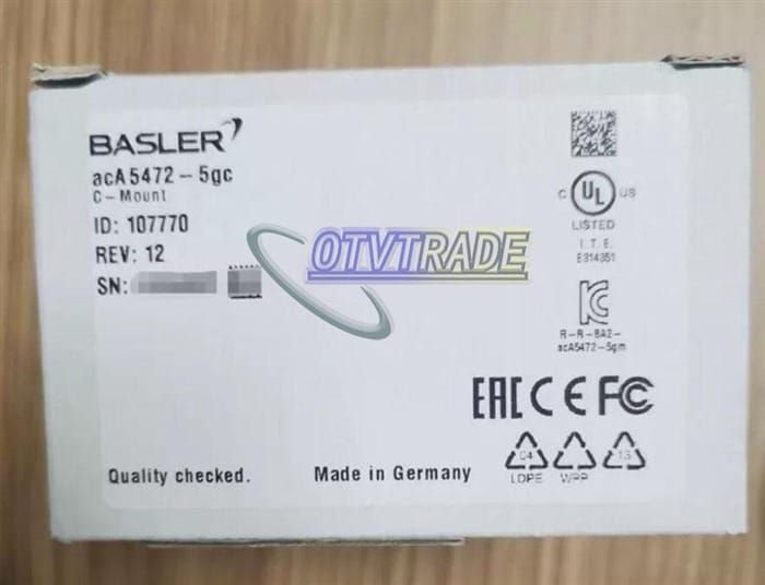 Модуль BASLER INDUSTRIAL CAMERA ACA5472-5GC