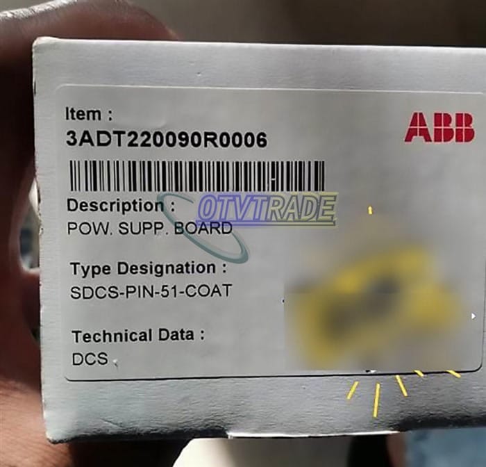 Модуль 1PIECE ABB GOVERNOR DETECTION BOARD SDCS-PIN-51-COAT 3ADT220090R0006