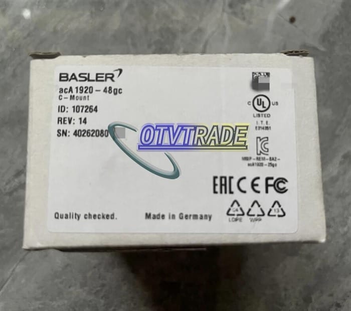 Модуль BASLER Industrial Camera acA1920-48GC