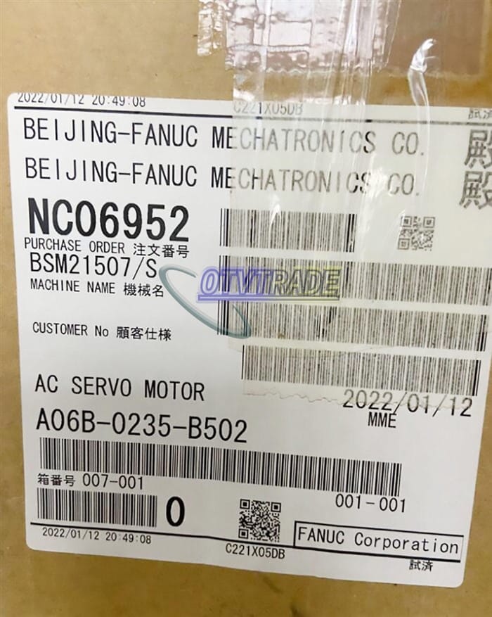 Модуль FANUC SERVO MOTOR A06B-0235-B502 A06B0235B502