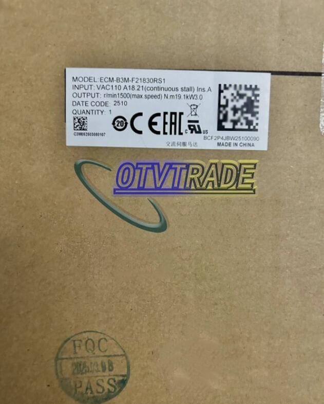 Модуль Delta ECM-B3M-F21830RS1 3KW 3000W 1500rpm B3 AC servo motor