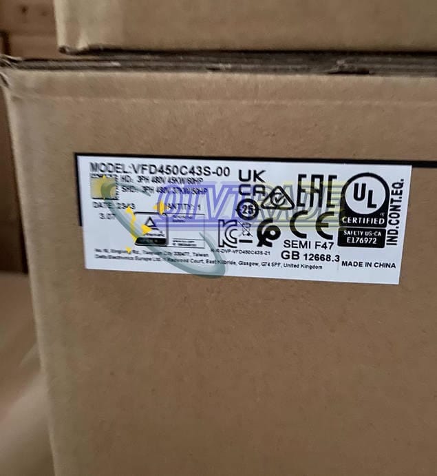 Модуль DELTA VFD Inverter VFD450C43S-00 45kw 60HP 3P 480V