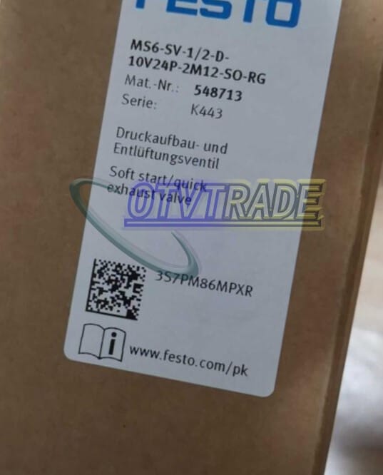 Модуль Festo MS6-SV-1/2-D-10V24P-2M12-SO-RG 548713